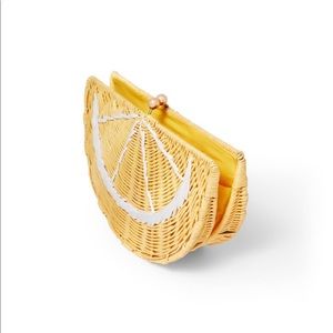 Lemon 🍋 Rattan Clutch Handbag -Tabitha Brown for Target